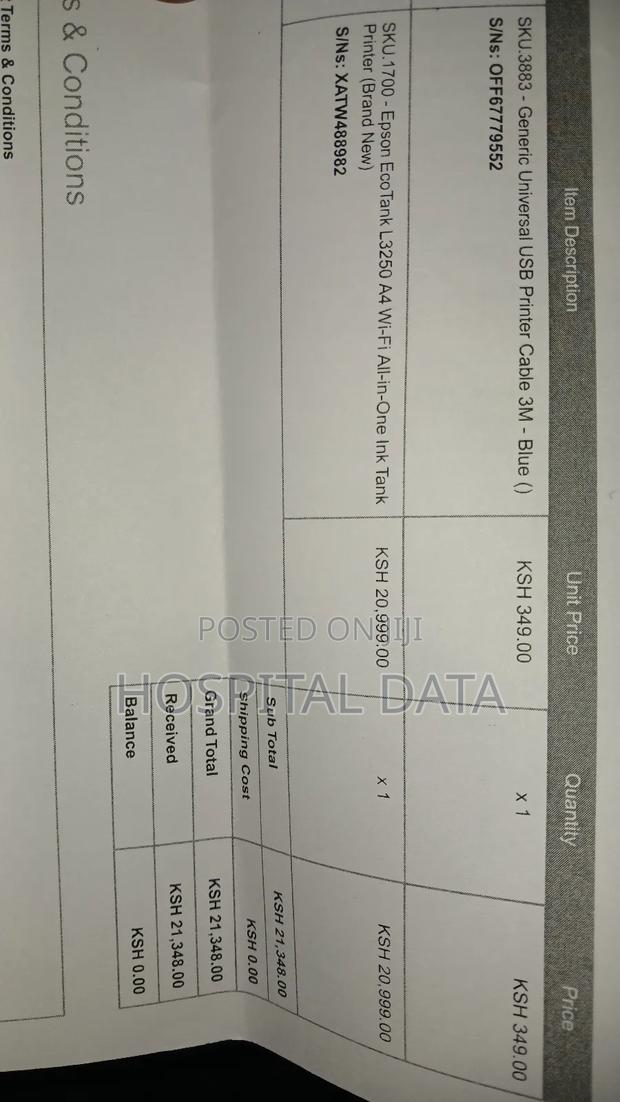 Printer Epson L3250 - thumbnail 5