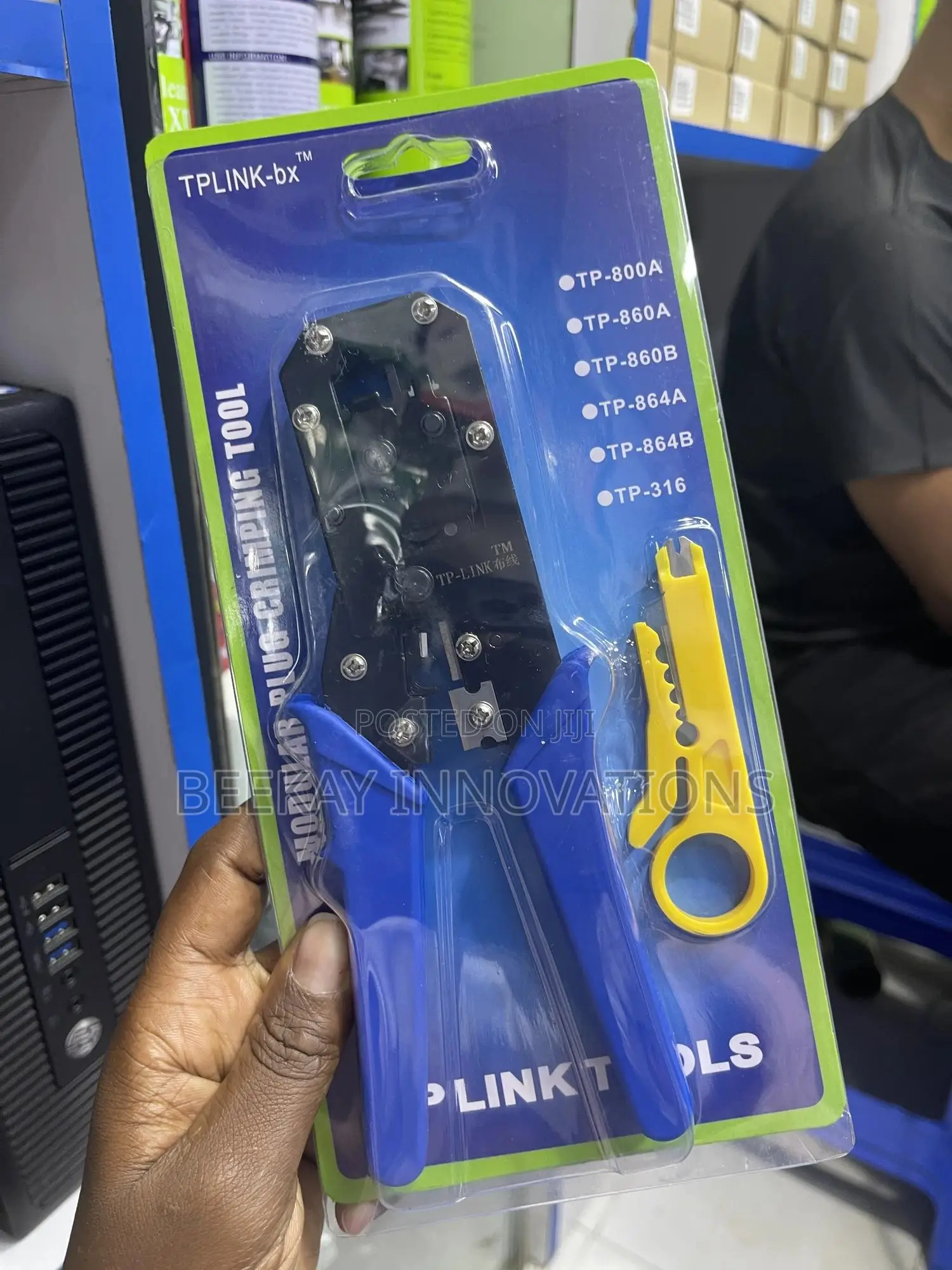 Modular Plug Crimping Tool