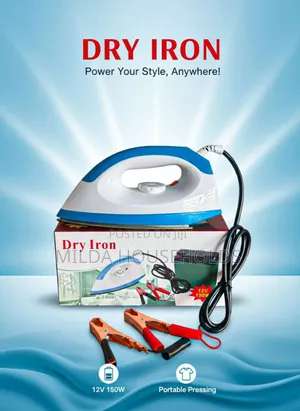 Portable Solar Pasi 12v Dc Dry Iron Designed for Off-Grid Use.