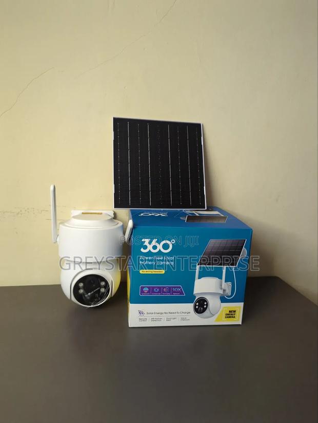 Solar Powered Ip Camera 4mp Wifi Security CCTV Camera Outdoor