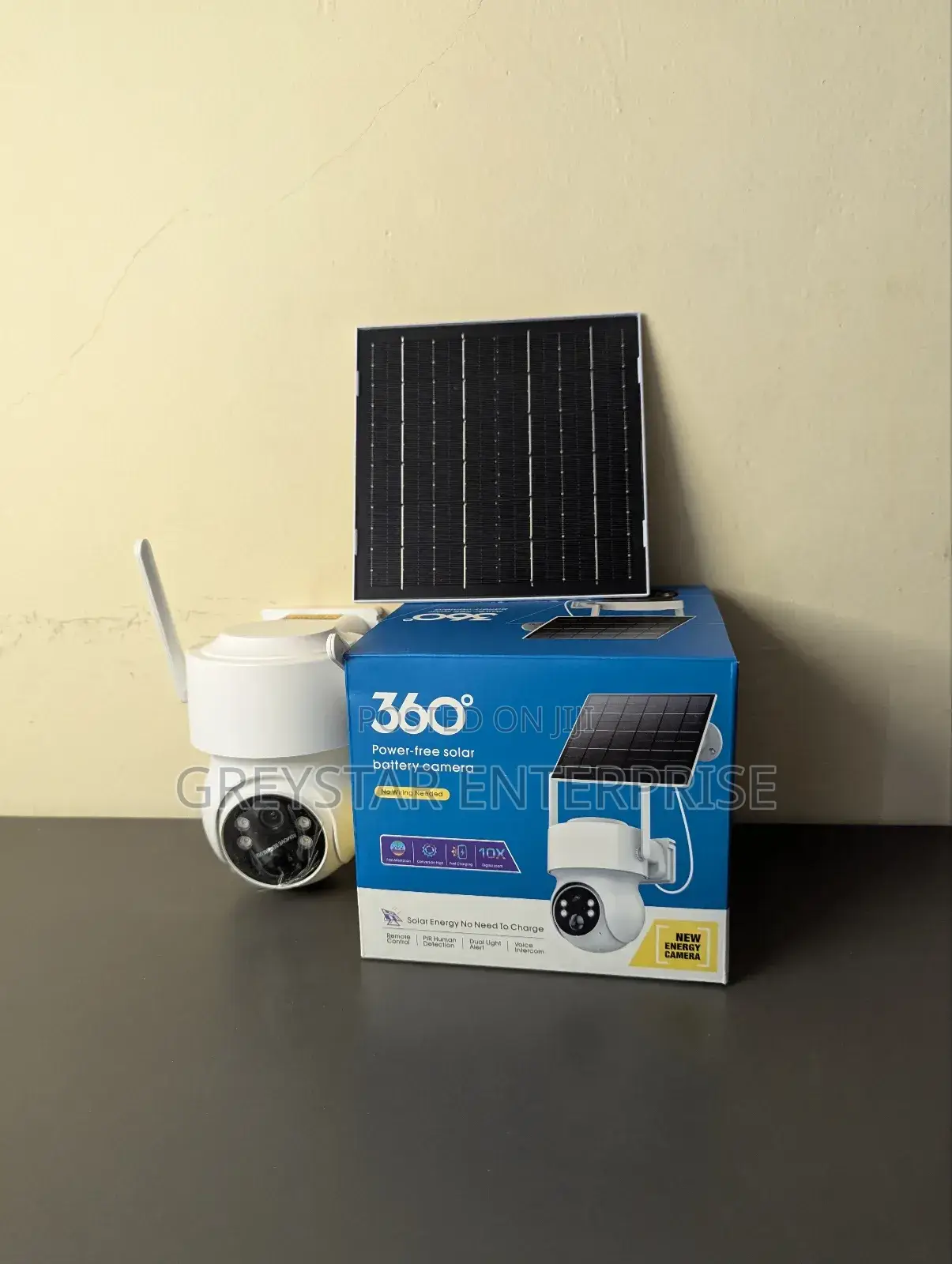 Wifi Solar Camera 2 Way Audio Communication Waterproof CCTV Camera