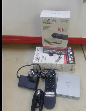 Android14 Set Top Box With Dual Band Wi-fi Resolution 4+64gb