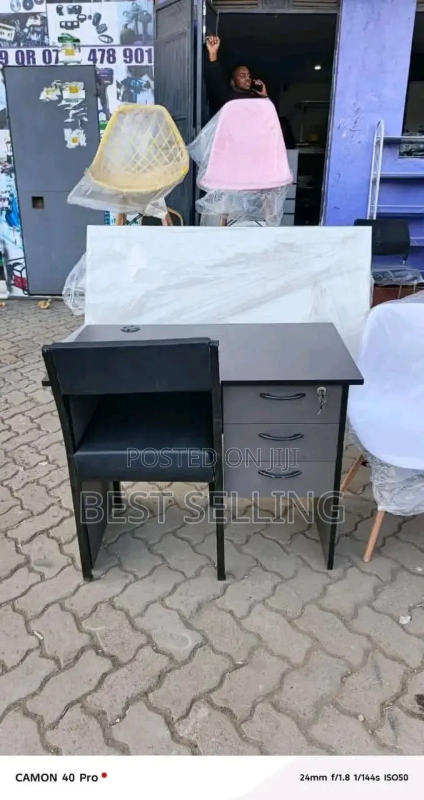Teachers Office Desk and Chair