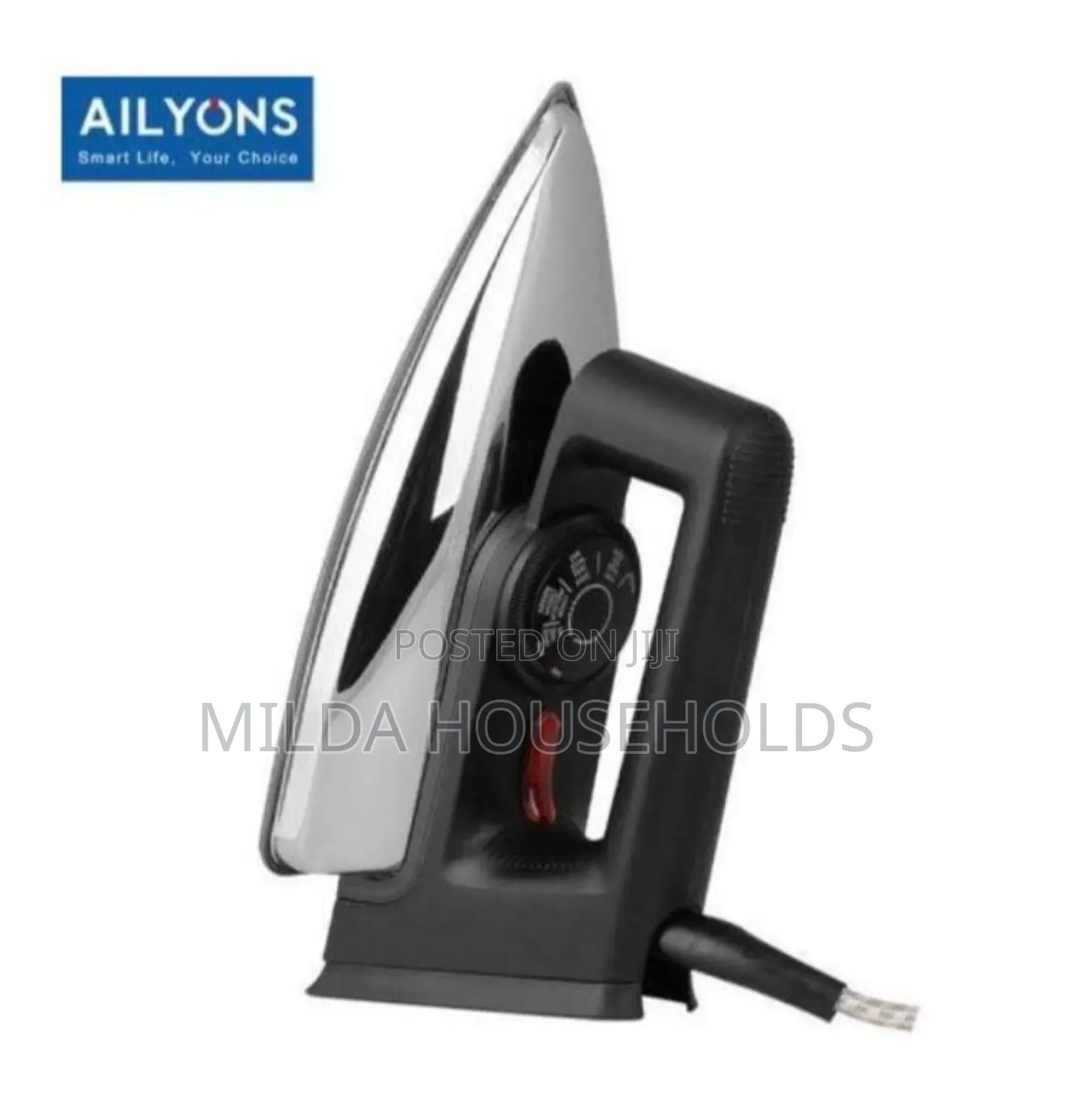 *Ailyons 199a Electric Dry Ironbox With Aluminum Sole Plate.