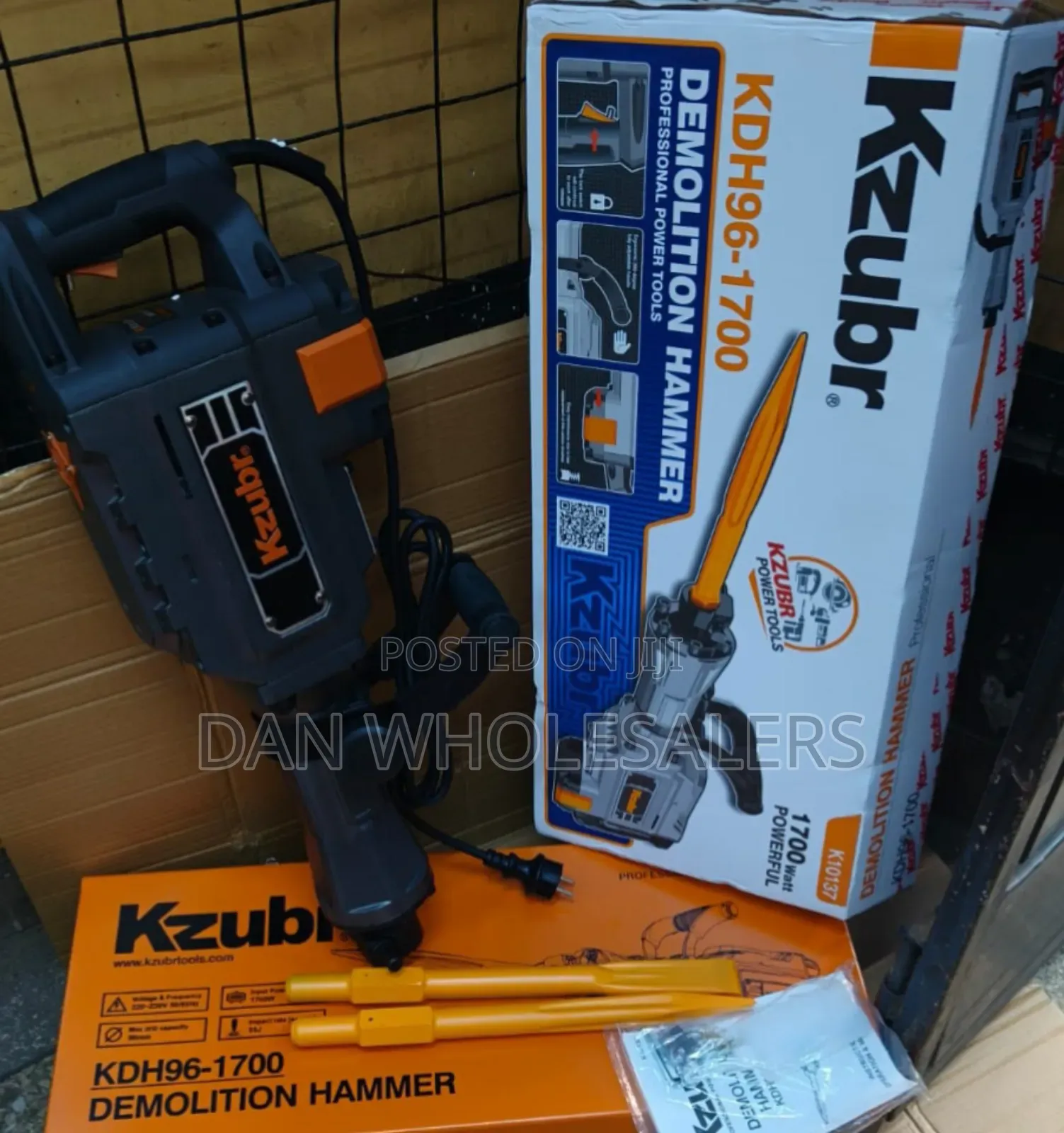 Kzubar Demolition Hammer 1700watts