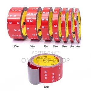 1/2/2.5/3/5cm Width Extra Strong Double Sided Tape Self Adhesive