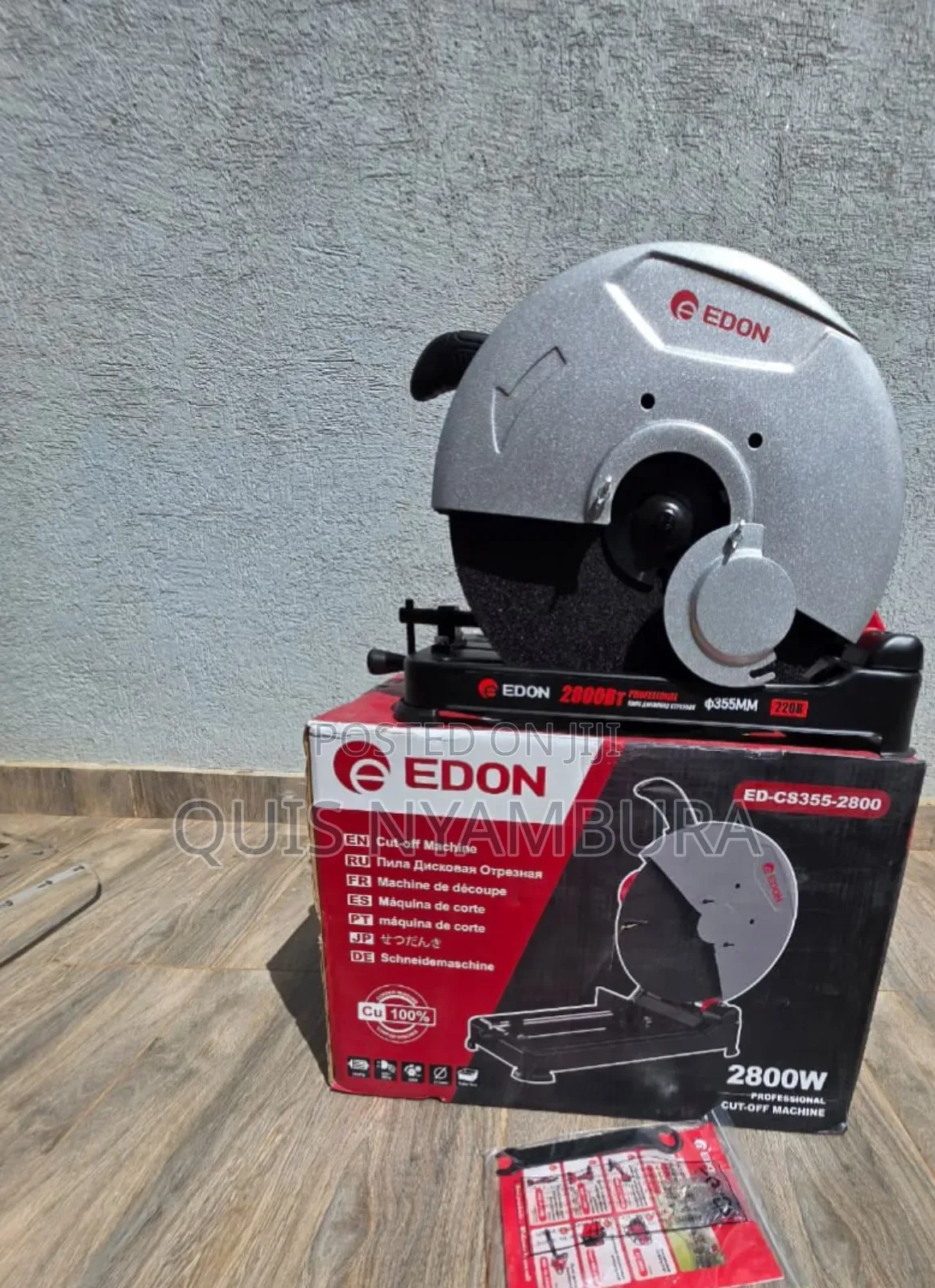 2800w Electric Cut-Off Machine/ Edon Cut Off Machine