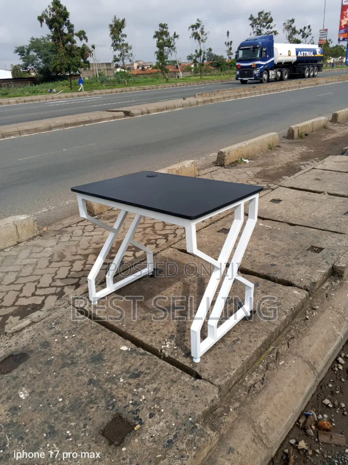Grey Top Computer Study Table