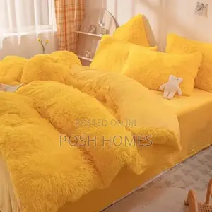 6pc Luxury Designs Velvet Plush Fluffy Duvet Set
