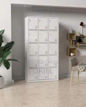 Office Cabinet : 15 Door Steel Filling Cabinet