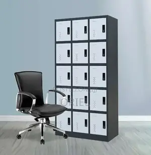 Office Cabinet : 15 Door Steel Filling Cabinet