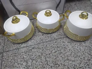 Luxurious Insulated Hotpots Set Round