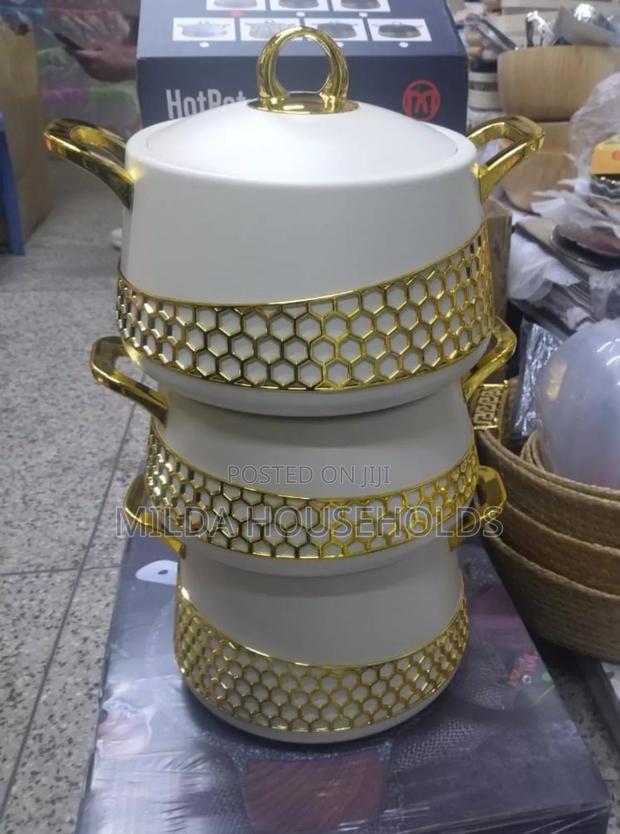 Luxurious Insulated Hotpots Set Round - thumbnail 2