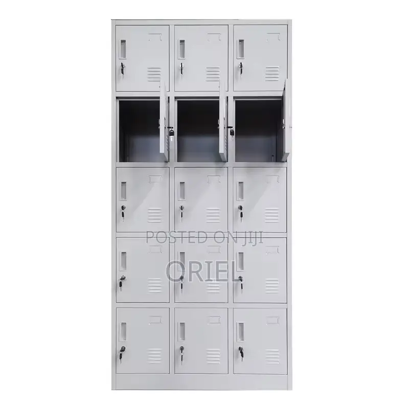 Office Cabinet : 15 Door Steel Filling Cabinet