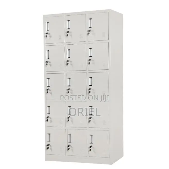 Office Cabinet : 15 Door Steel Filling Cabinet