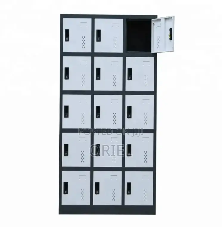 Office Cabinet : 15 Door Steel Filling Cabinet