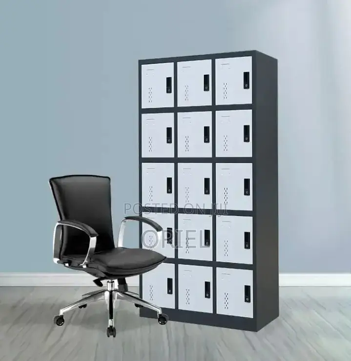 Office Cabinet : 15 Door Steel Filling Cabinet