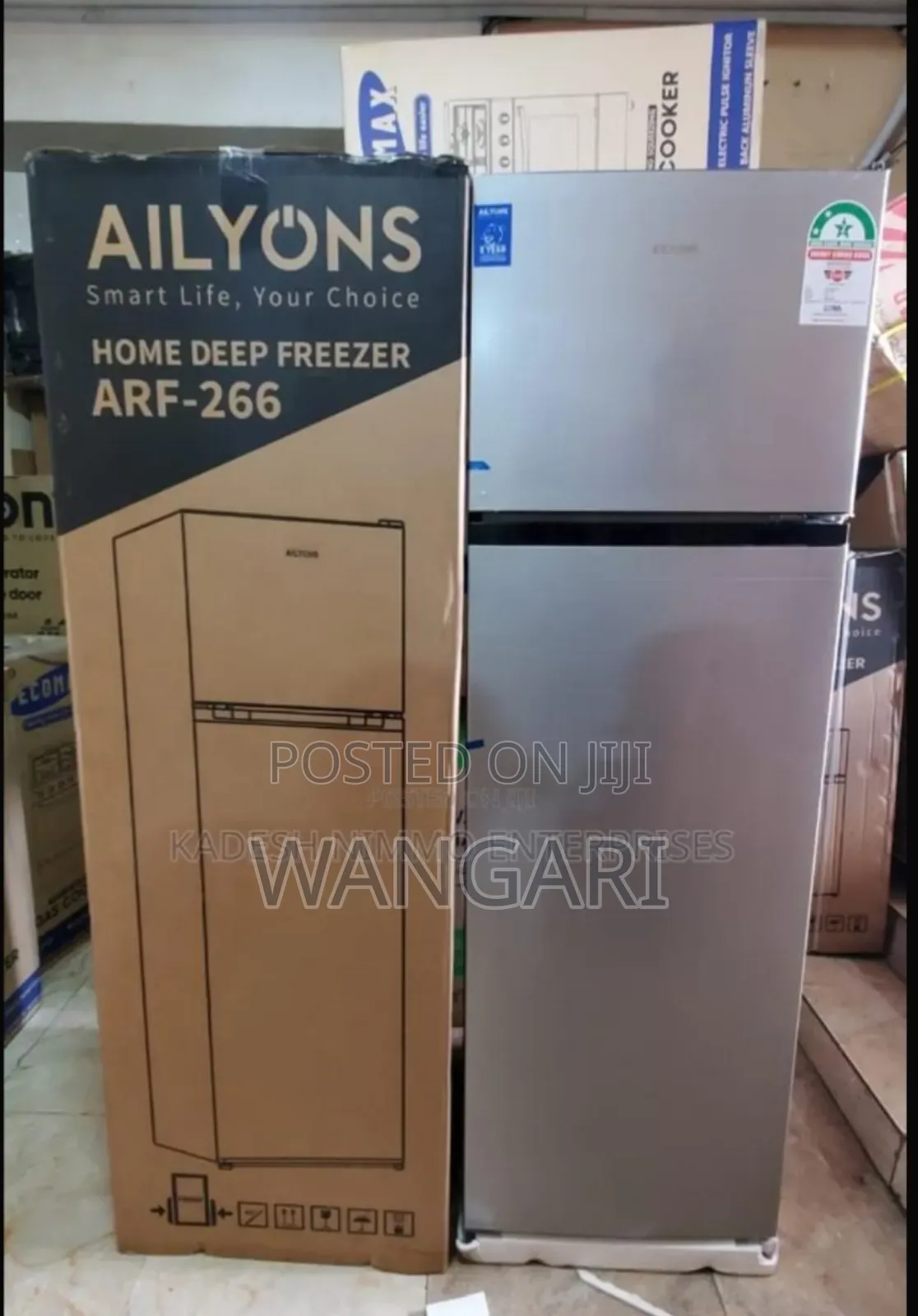 Ailyons 266litres Double Door Refrigerator
