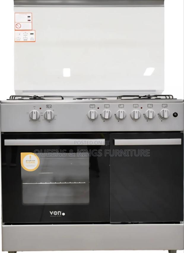 Von 60x90 Cooker With Four Gas,Electric Burner 1 Oven - thumbnail 2