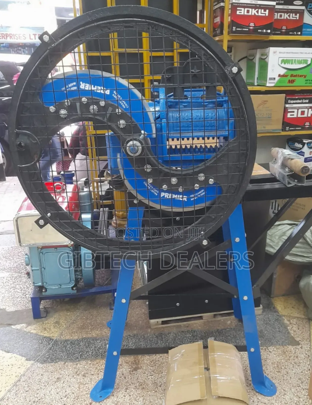 Premier Premium Heacvy Chaff Cutter With Motor/Engine Stand 2 Blade