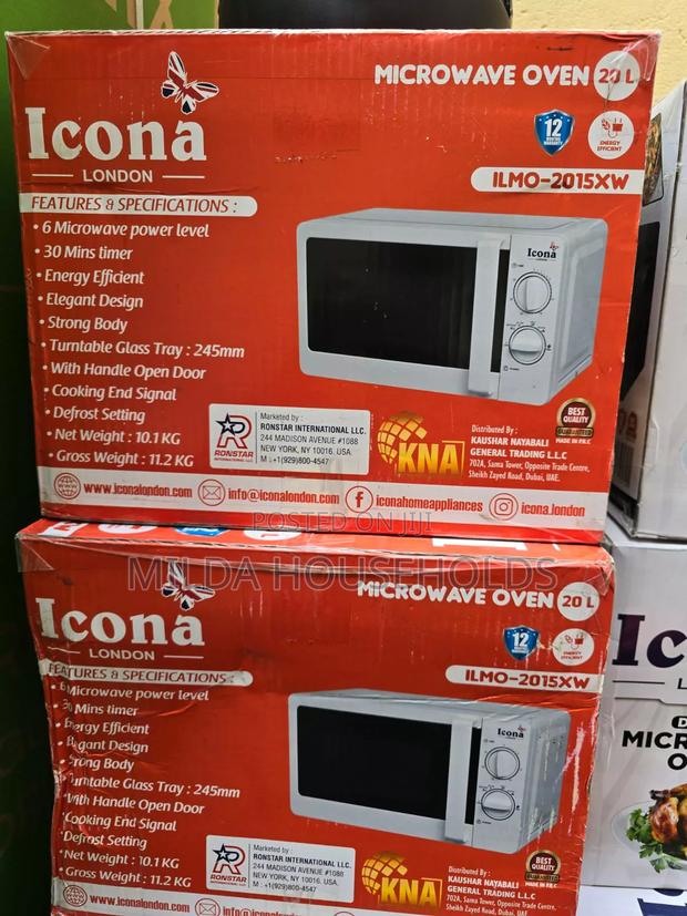 20 Litres Icona Manual Microwave - main view