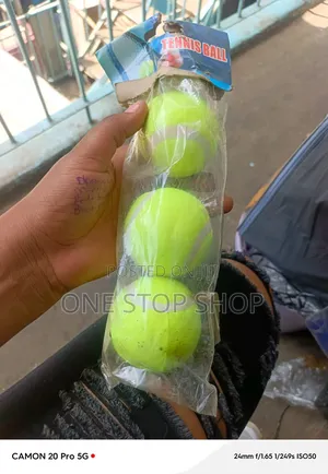 3pc Tennis Ball Luminous Green