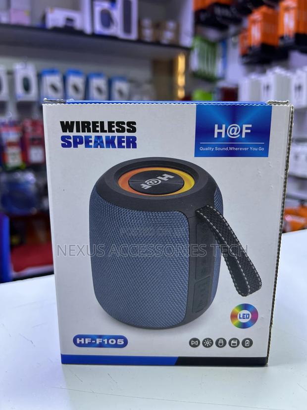H at F Hf-F105 Bluetooth Speaker – Portable, Loud Clear Sound