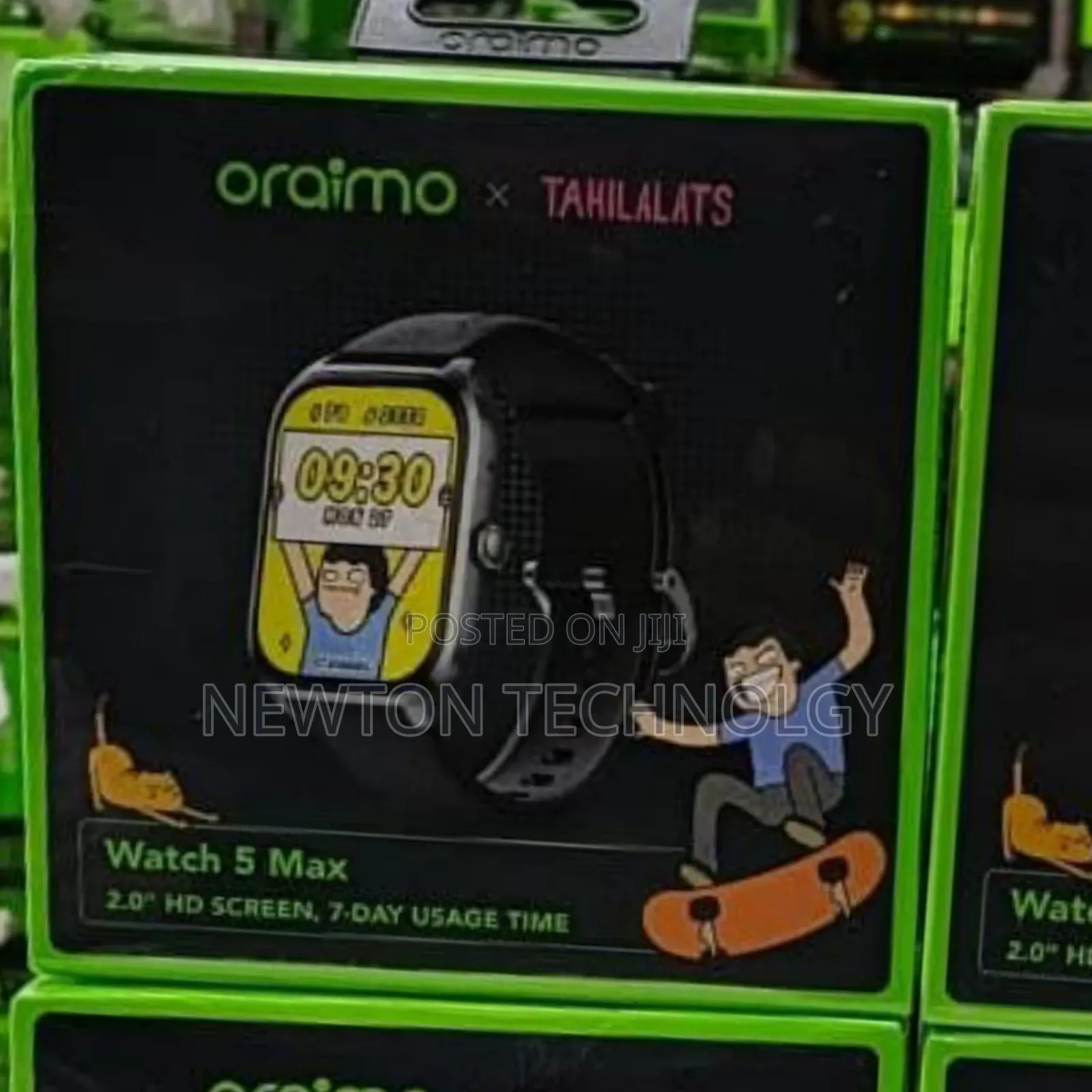 Oraimo *Watch 5 Max* Osw-804 Wireless Hd in Calls Smart Watch