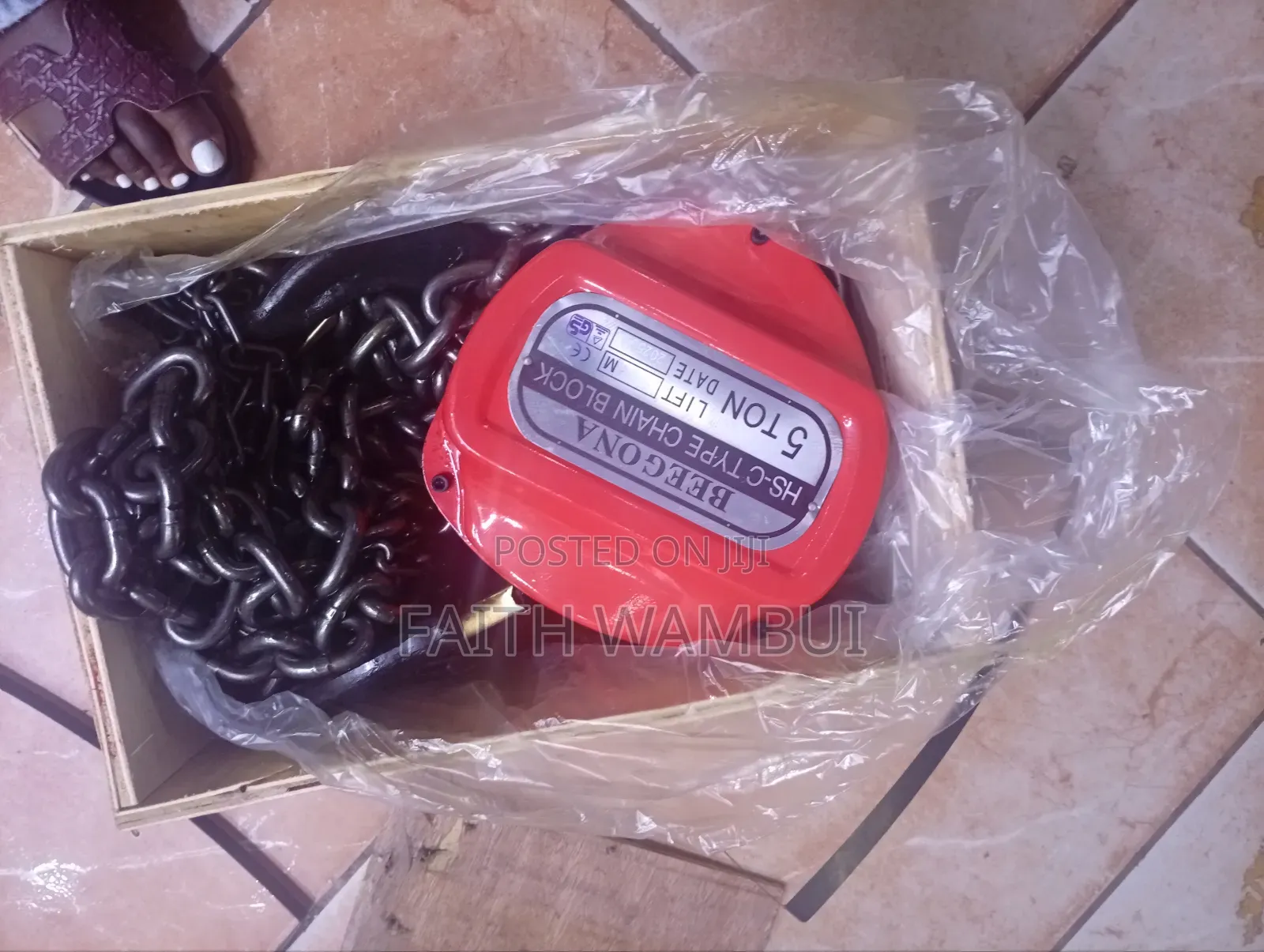5 Ton 3 Meter Beegona Chain Block/Chain Block 5 Ton