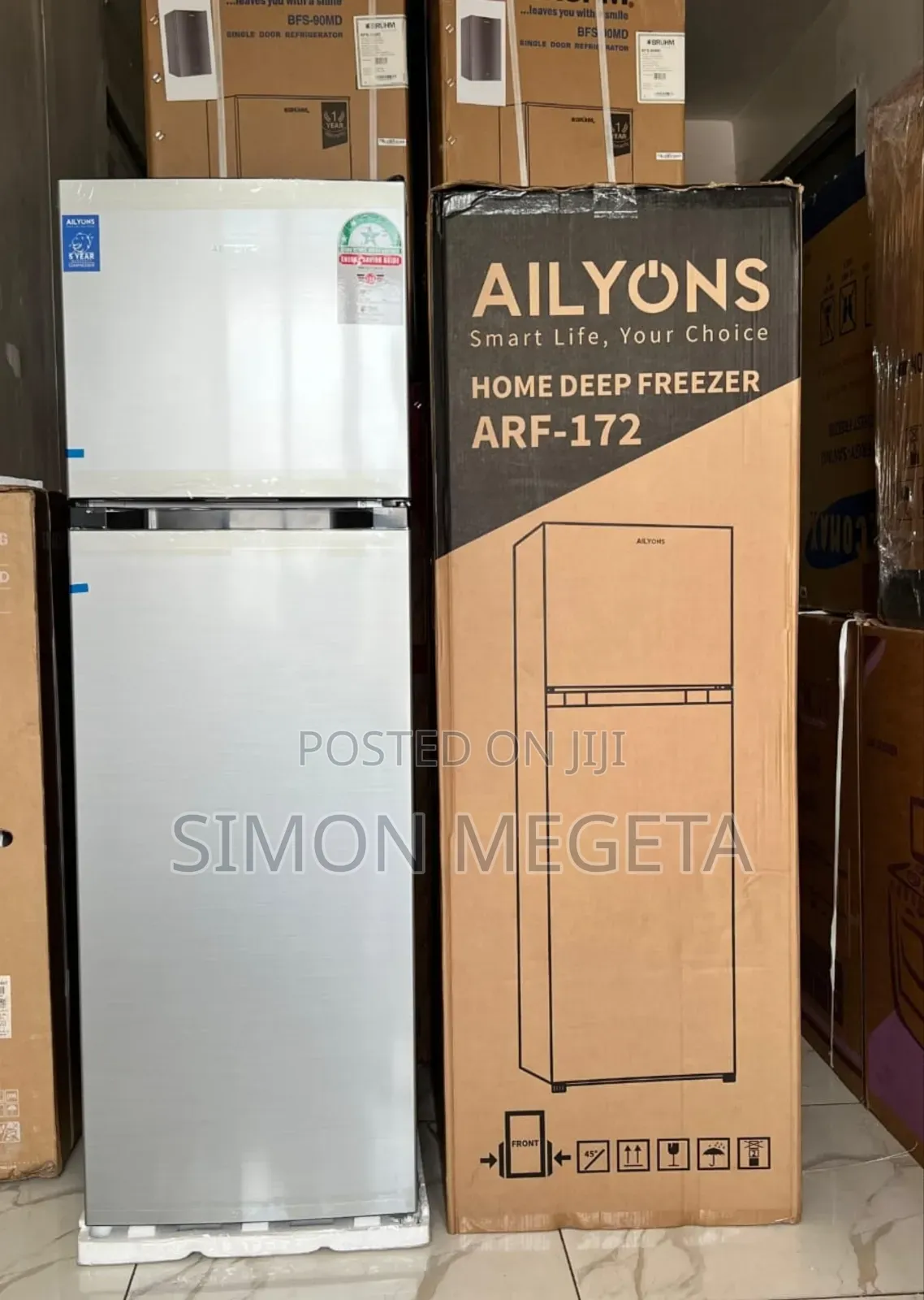 90 Litres Double Door Ailyons Refrigerator
