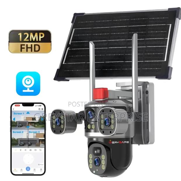 V380pro PTZ 4g Simcard Solar CCTV Camera Wireless Motion Detection
