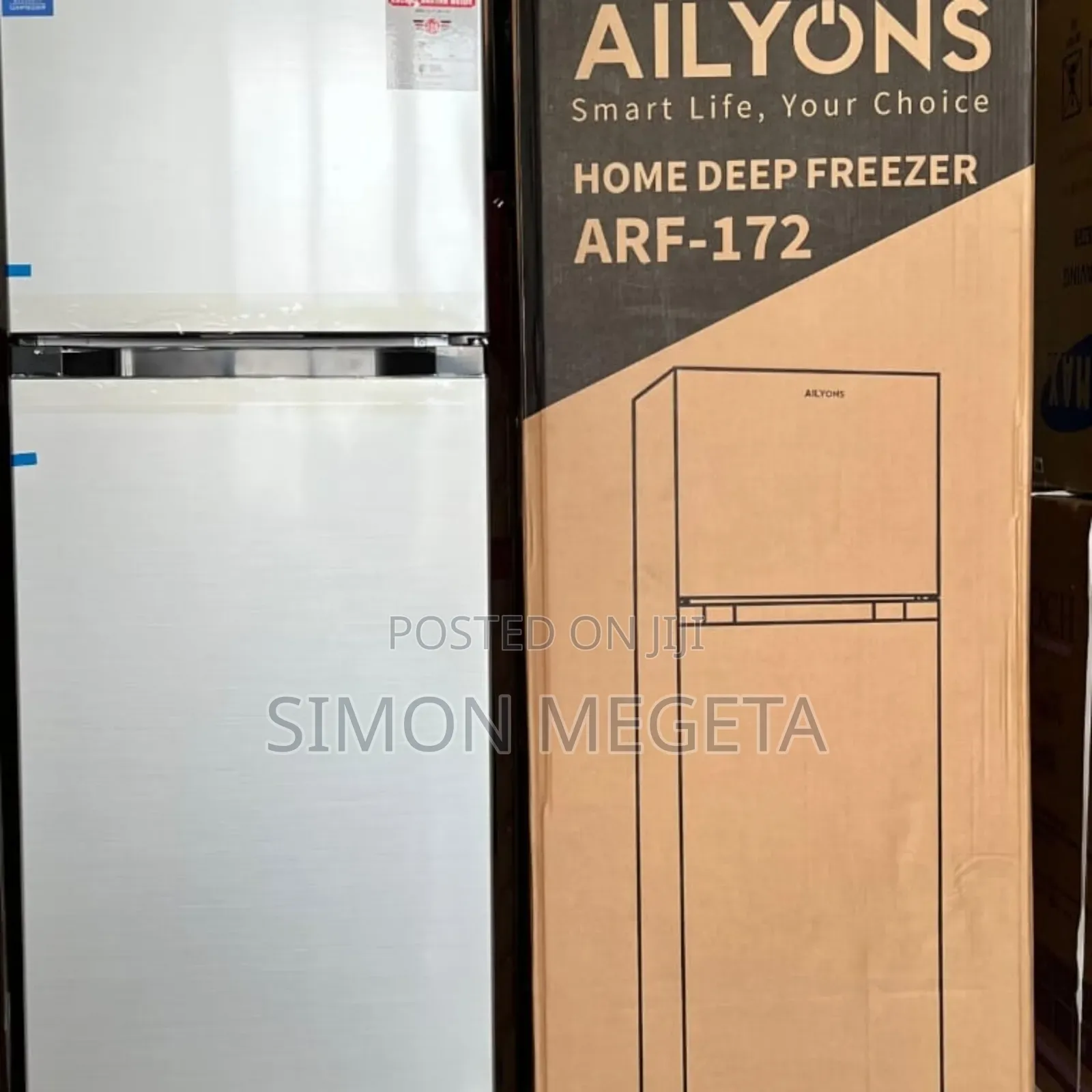 Ailyons 90l Double Door Refrigerator – Compact Efficient