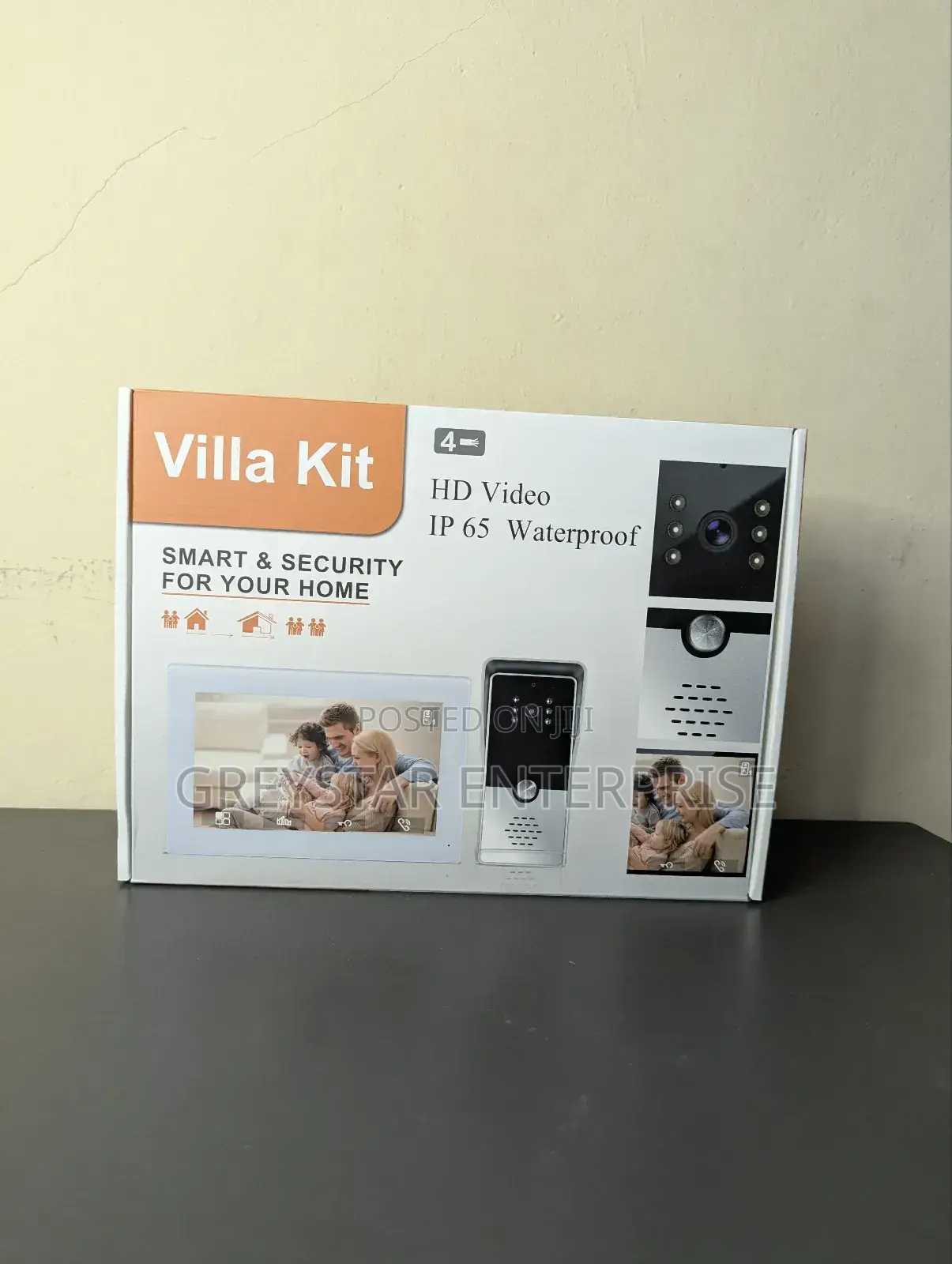 Smart Security Video Doorbell With 7 Inch Screen, 4 Wire Villa Kit