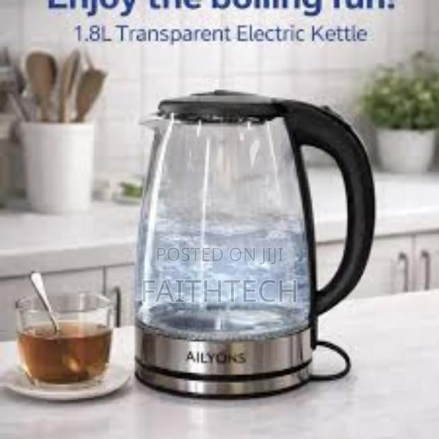 1.8ltr Ailyons Transparent Kettle - thumbnail 3