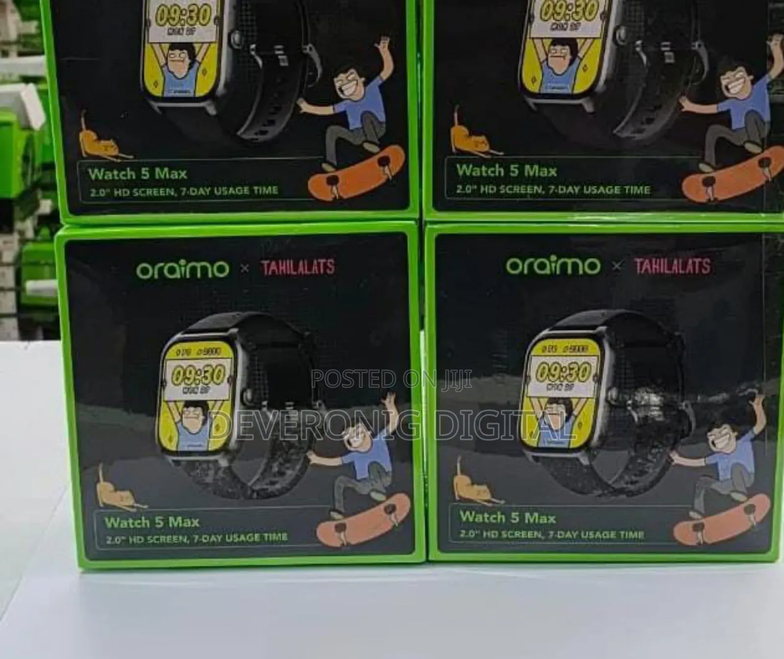 Oraimo Watch 5 Max* Osw-804 Wireless Hd in Calls Smart Watch