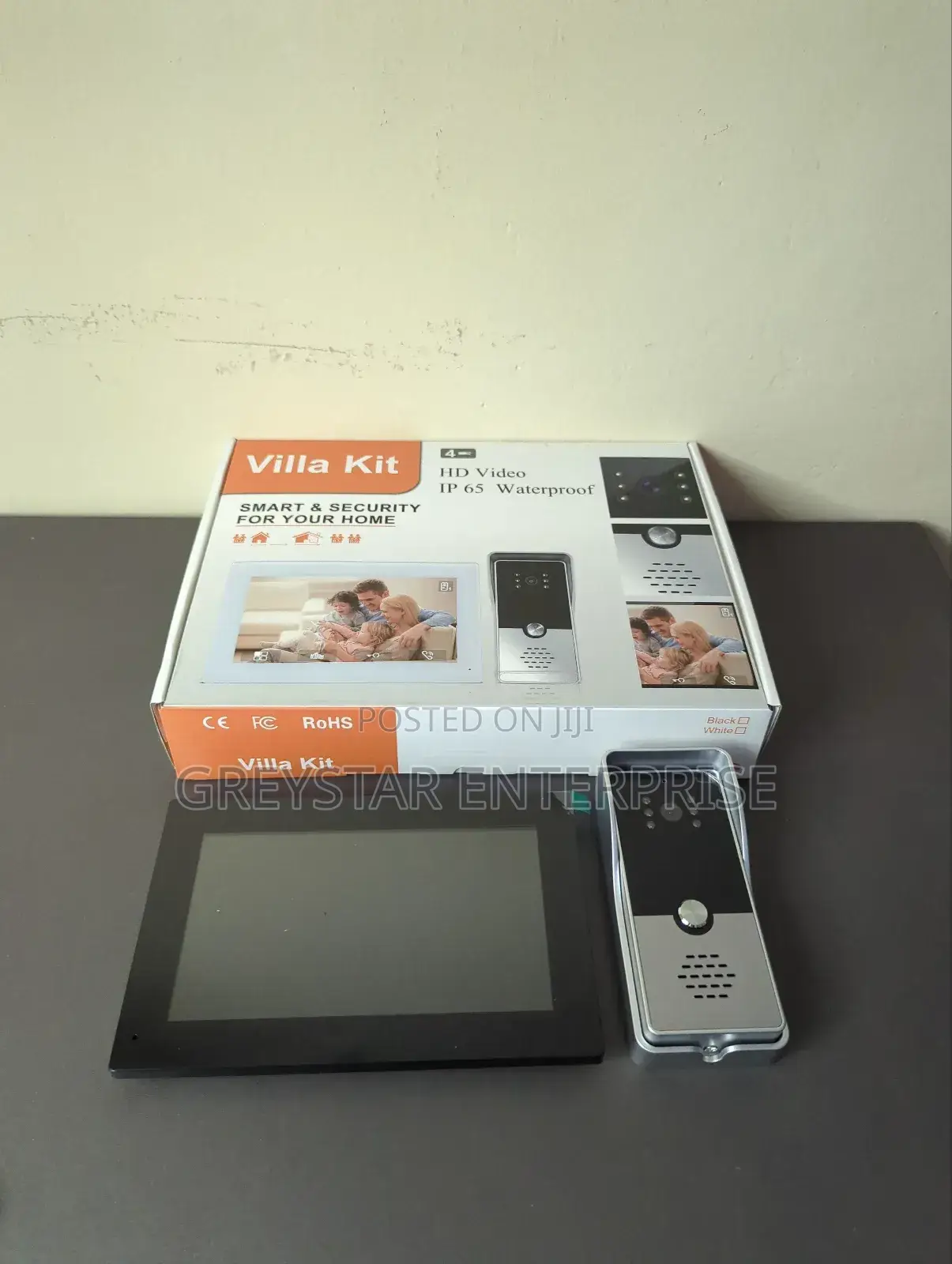 Doorbell Intercom System With Camera and 7 Inch Screen 4 Wire Hd