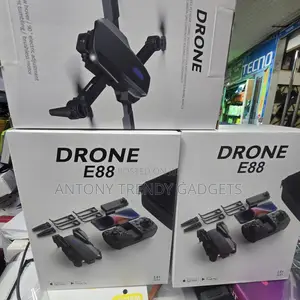Foldable E88 Pro Drone With One-key Takeoff & 360° Flips