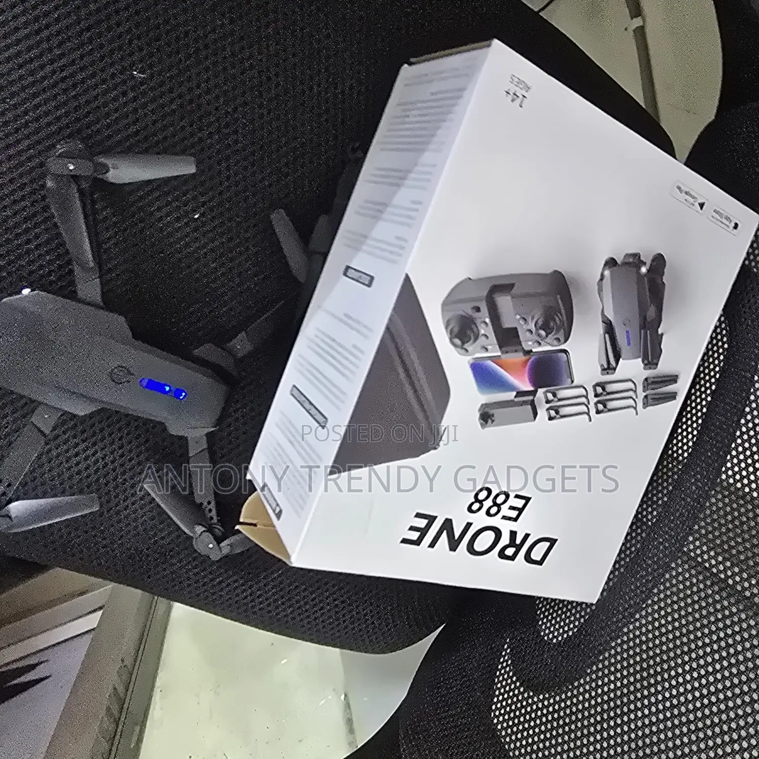 Foldable E88 Pro Drone With One-key Takeoff & 360° Flips