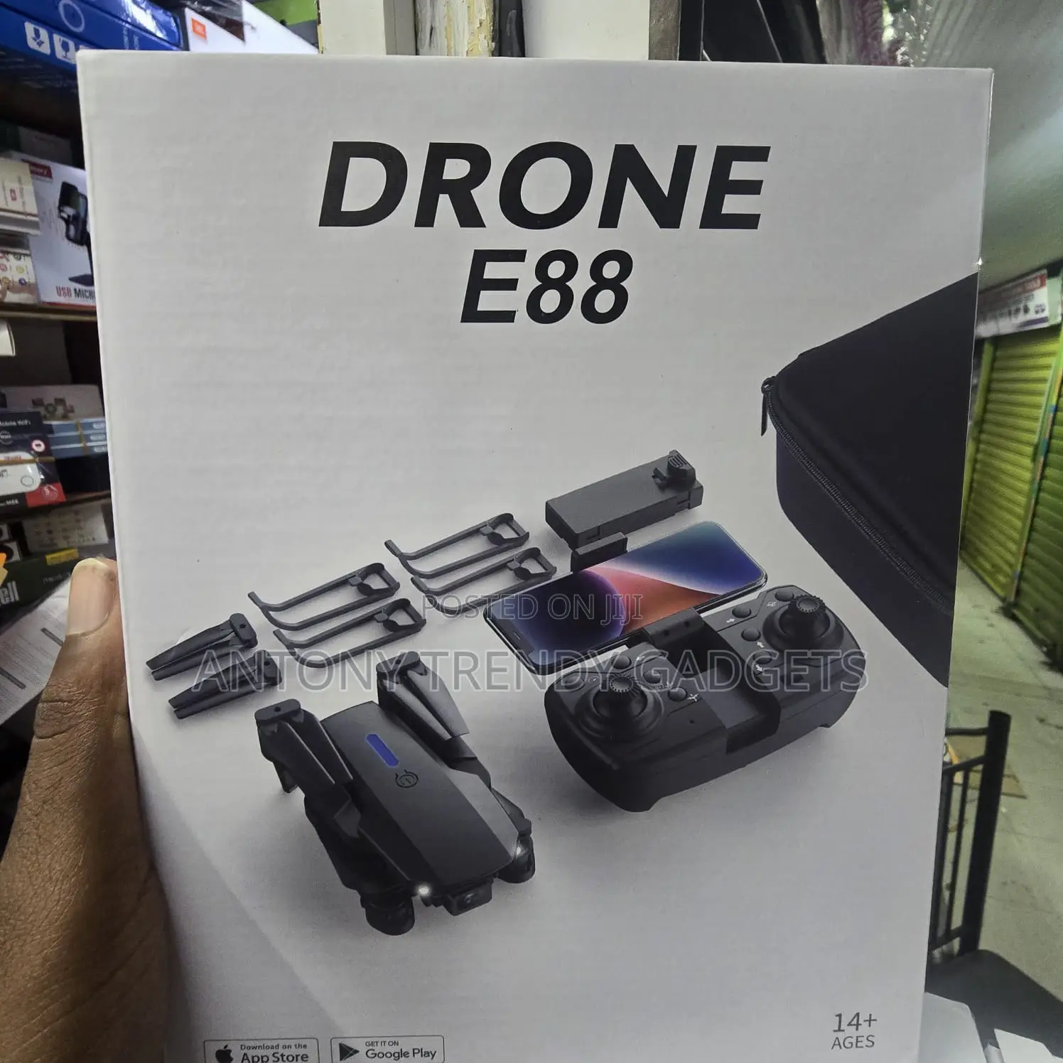 E88 Pro Drone With Dual 4k Camera And Remote Control