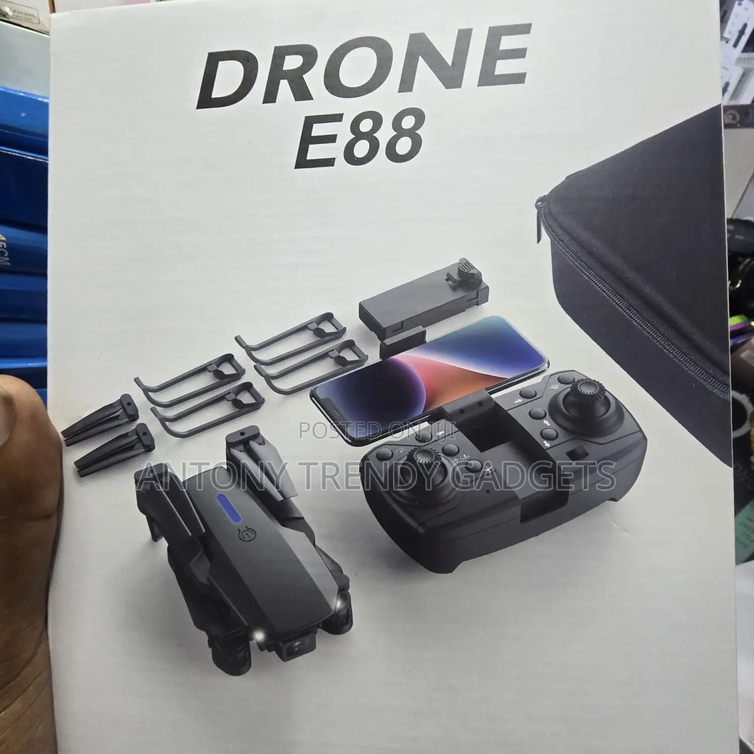 E88 Pro Drone With Dual 4k Camera And Remote Control