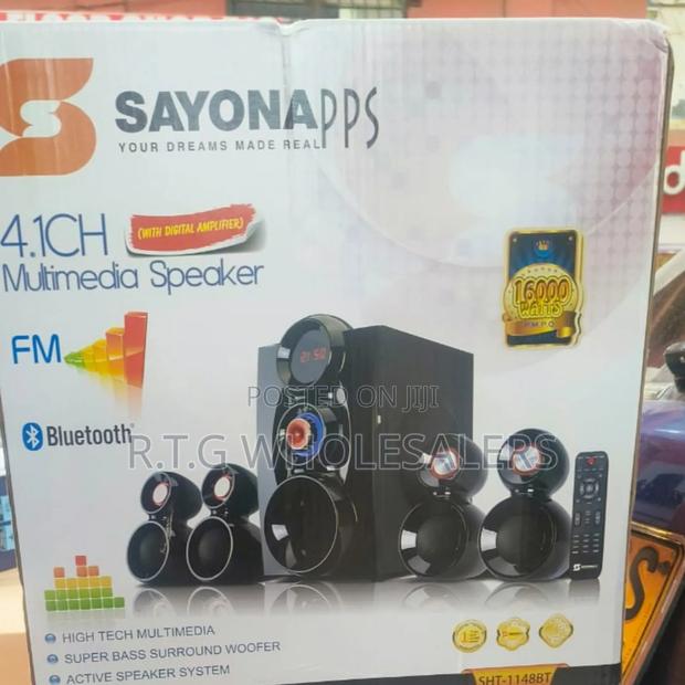 Sayona 4.1 Channel Bluetooth Speaker System 16000w