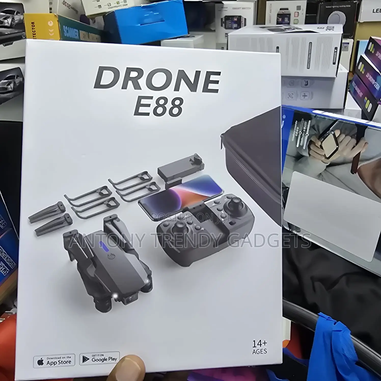 Portable E88 Pro Foldable Camera Drone For Beginners