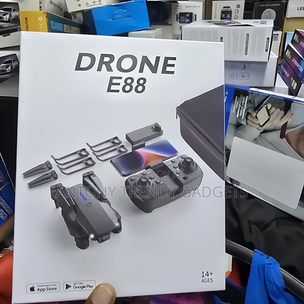 Portable E88 Pro Foldable Camera Drone For Beginners - thumbnail 3
