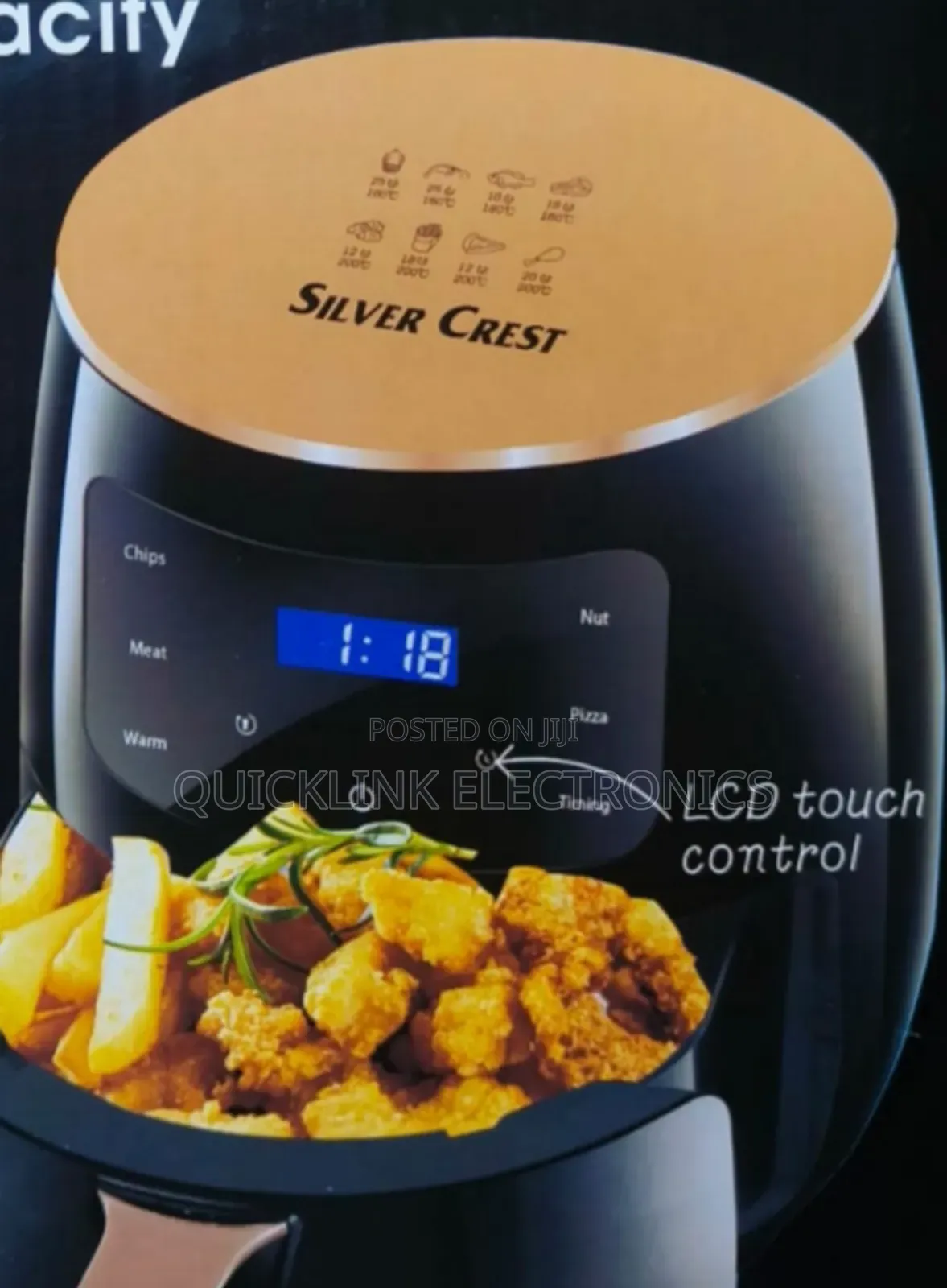 6 Litres Silver Crest Air Fryer