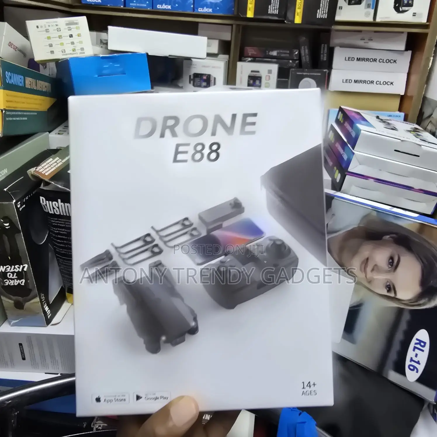 E88 Foldable Drone 4k Hd Camera, Portable E88 Foldable Camera Drone