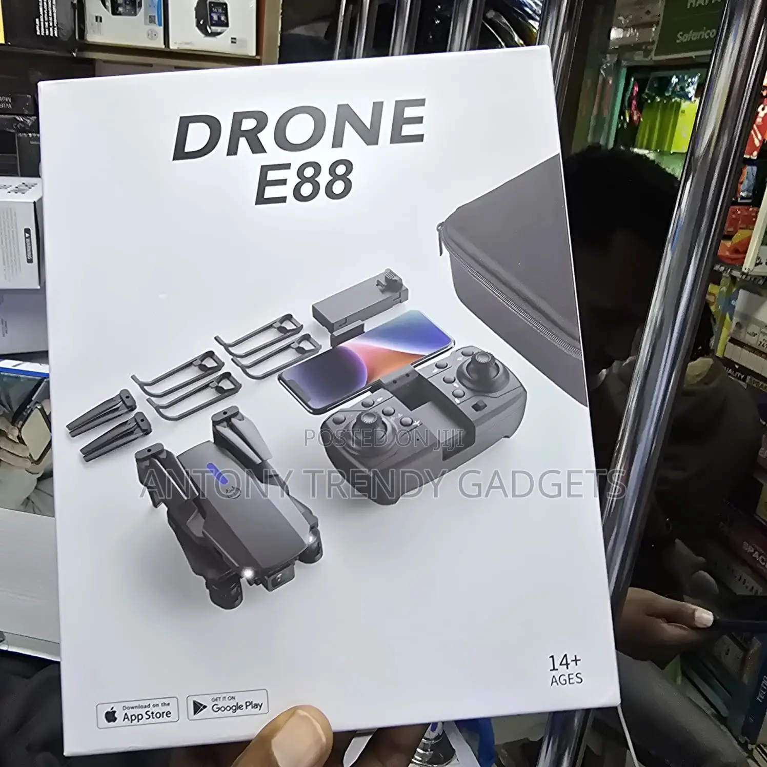 E88 Foldable Drone 4k Hd Camera, Portable E88 Foldable Camera Drone