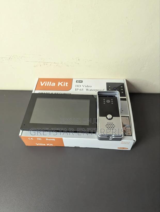 Video Intercom Doorbell With 7 Inch Screen 4 Wired Doorbells Phone