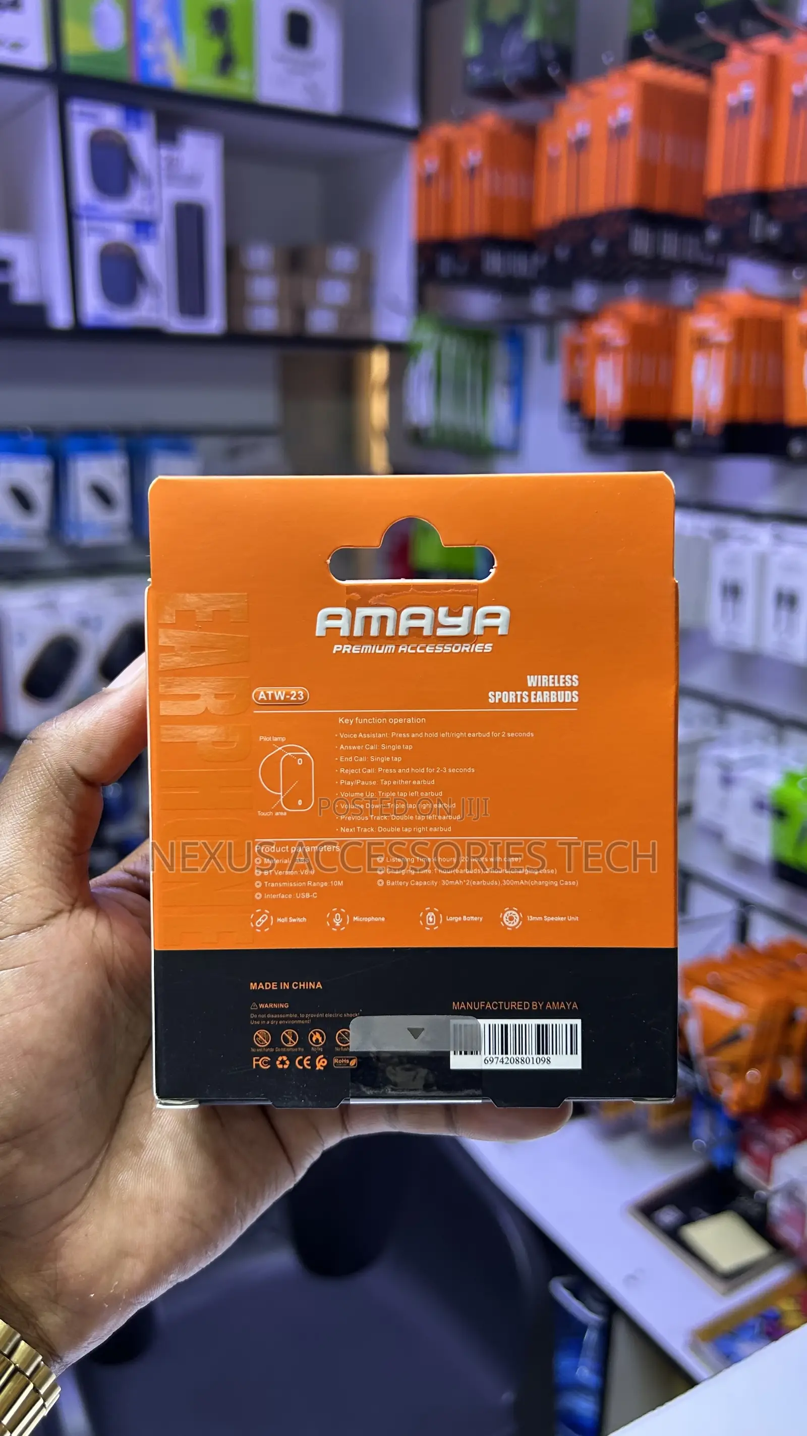 Amaya Airbuds Atw-23 True Wireless Earbuds – Bass Boost Long Battery