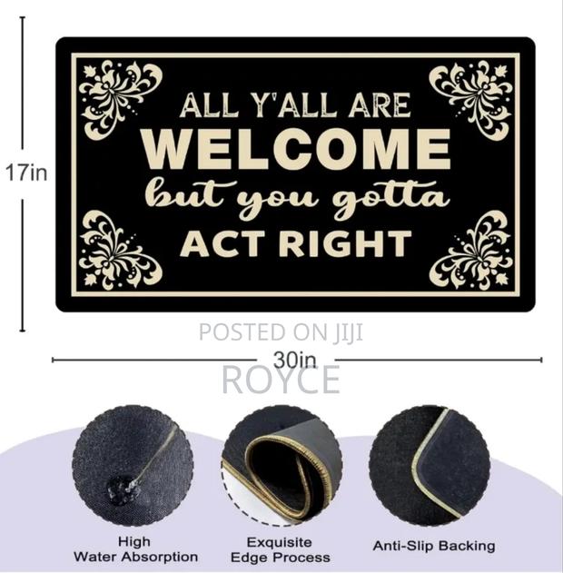 Non Slip Door Mat - { 50* 80cm} - thumbnail 5