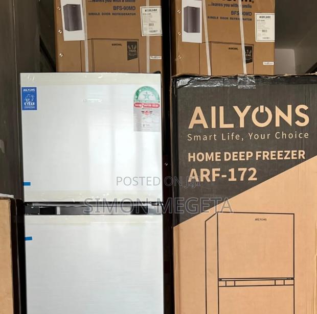 90l Ailyons Fridge – Modern Double Door Cooling System - main view